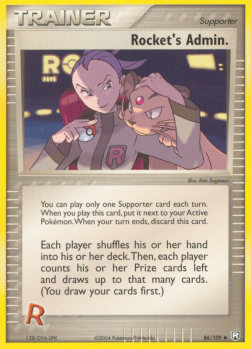 Rocket's Admin. - EX Team Rocket Returns (Uncommon) [TRR-86]