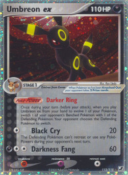Umbreon ex - EX Unseen Forces (Ultra Rare) [UF-112]