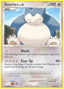 Snorlax Lv.35 - Diamond & Pearl (Rare) [DP-37]