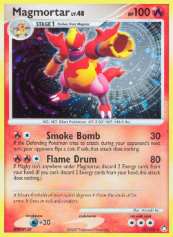 Magmortar Lv.48 - Mysterious Treasures (Holo Rare) [MT-12]
