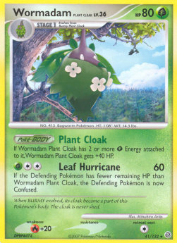 Wormadam Plant Cloak Lv.36 - Secret Wonders (Rare) [SW-41]