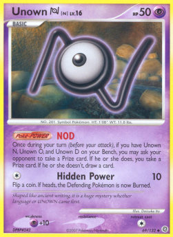 Unown  Lv.16 - Secret Wonders (Uncommon) [SW-69]