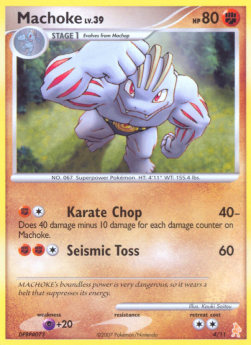 Machoke Lv.39 - DP Trainer Kit (Common) [TK3-L4]