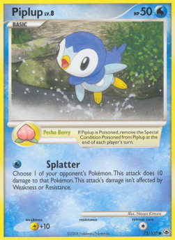 Piplup Lv.8 - Majestic Dawn (Common) [MD-72]