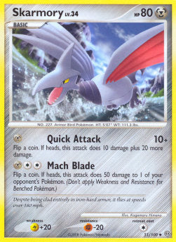 Skarmory Lv.34 - Stormfront (Uncommon) [STF-51]