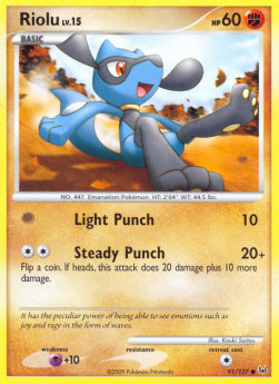 Riolu Lv.15 - Platinum (Common) [PL-91]
