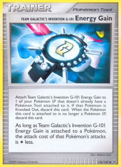 Team Galactic's Invention G-101 Energy Gain - Platinum (Uncommon) [PL-116]