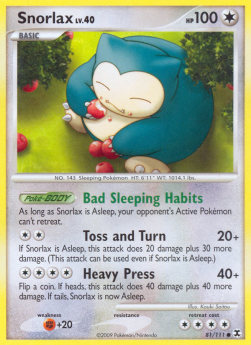 Snorlax Lv.40 - Rising Rivals (Common) [RR-81]