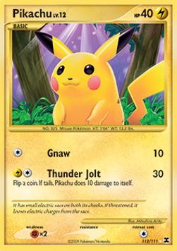 Pikachu Lv.12 - Rising Rivals (Secret Rare) [RR-112]