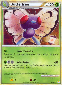 Butterfree - HeartGold & SoulSilver (Rare) [HS-16]