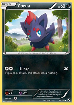 Zorua - Black & White (Common) [BLW-70]