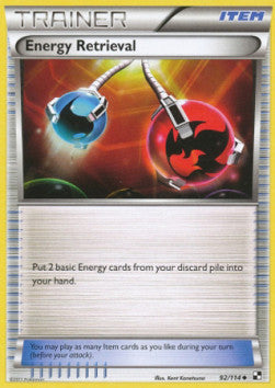 Energy Retrieval - Black & White (Uncommon) [BLW-92]