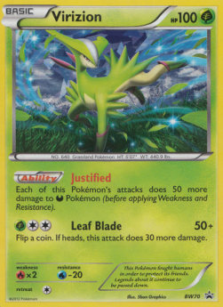 Virizion - BW Black Star Promos (Promo) [BW-70]