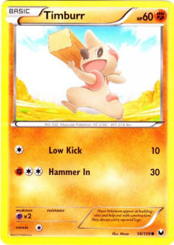 Timburr - Dark Explorers (Common) [DEX-58]