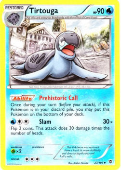 Tirtouga - Plasma Blast (Uncommon) [PLB-27]