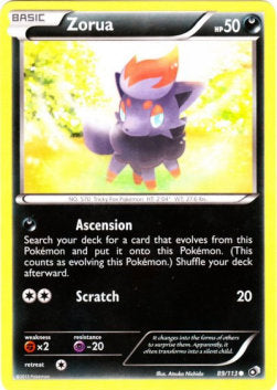 Zorua - Legendary Treasures (Common) [LTR-89]