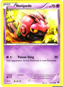 Venipede - XY (Common) [XY-51]