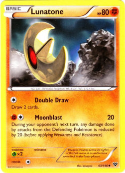 Lunatone - XY (Uncommon) [XY-63]