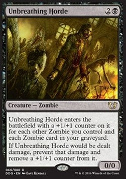 Unbreathing Horde - Duel Decks: Blessed vs. Cursed (Rare) [DDQ-66]