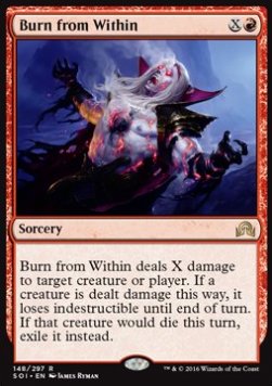 Burn from Within - Shadows over Innistrad (Rare) [SOI-148]