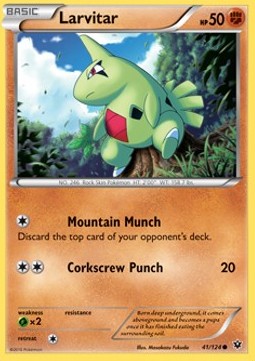 Larvitar - Fates Collide (Common) [FCO-41]
