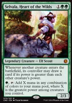 Selvala, Heart of the Wilds - Conspiracy: Take the Crown (Mythic) [CN2-70]