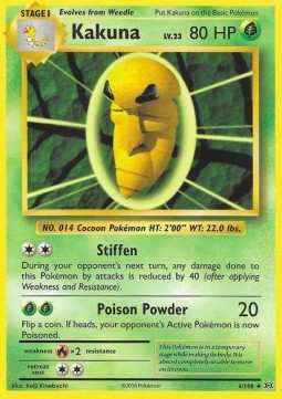 Kakuna - Evolutions (Uncommon) [EVO-6]