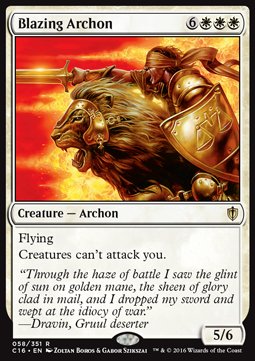 Blazing Archon - Commander 2016 (Rare) [C16-58]