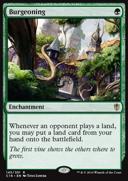 Burgeoning - Commander 2016 (Rare) [C16-143]