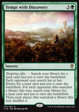 Tempt with Discovery - Commander 2016 (Rare) [C16-170]