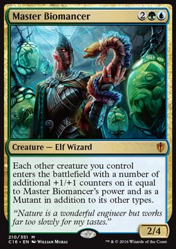 Master Biomancer - Commander 2016 (Mythic) [C16-210]