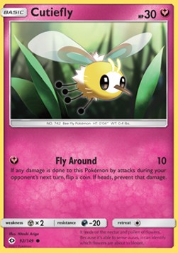 Cutiefly - Sun & Moon (Common) [SUM-92]