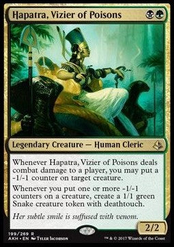 Hapatra, Vizier of Poisons - Amonkhet (Rare) [AKH-199]