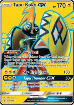 Tapu Koko GX - Guardians Rising (Ultra Rare) [GRI-135]