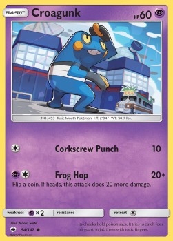 Croagunk - Burning Shadows (Common) [BUS-54]
