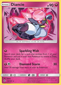 Diancie - Burning Shadows (Holo Rare) [BUS-94]
