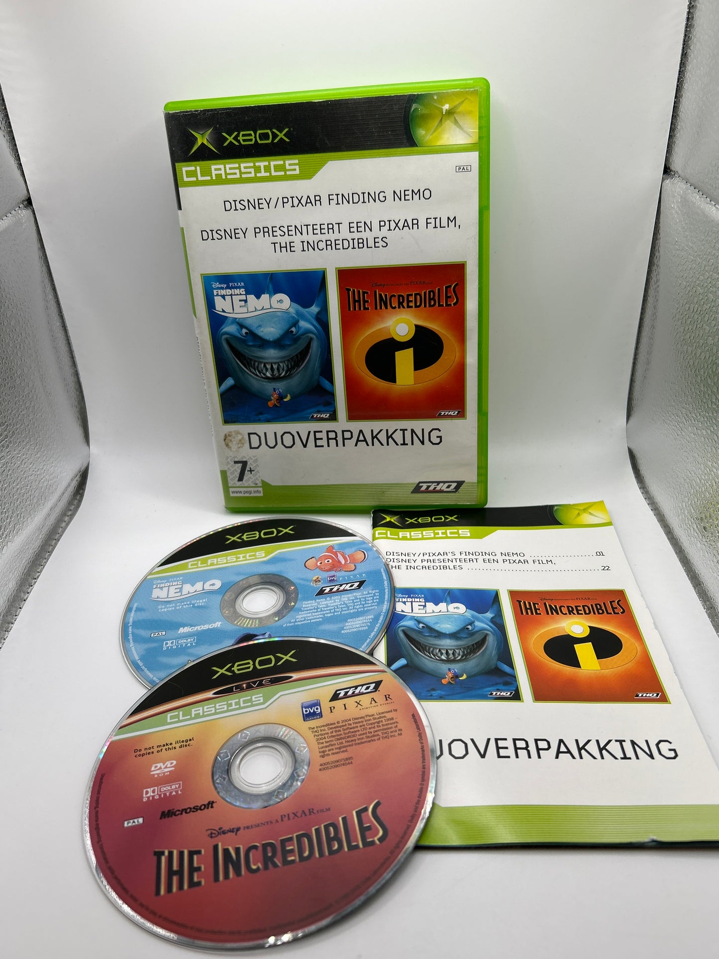 Double Pack: Finding Nemo + The Incredibles - Xbox Original