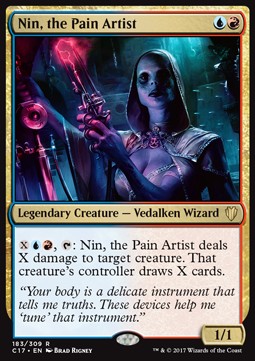 Nin, the Pain Artist - Commander 2017 (Rare) [C17-183]