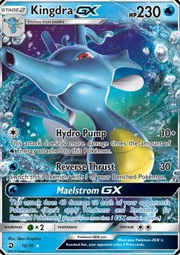 Kingdra GX - Dragon Majesty (Ultra Rare) [DRM-18]