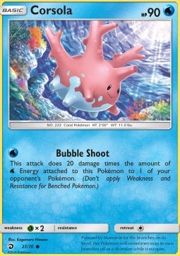 Corsola - Dragon Majesty (Common) [DRM-27]
