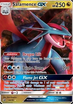Salamence GX - Dragon Majesty (Ultra Rare) [DRM-44]