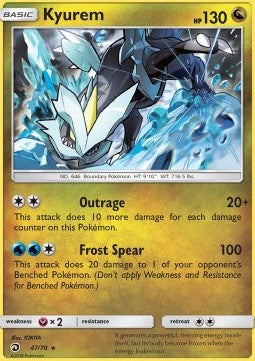 Kyurem - Dragon Majesty (Holo Rare) [DRM-47]