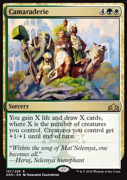 Camaraderie - Guilds of Ravnica (Rare) [GRN-157]