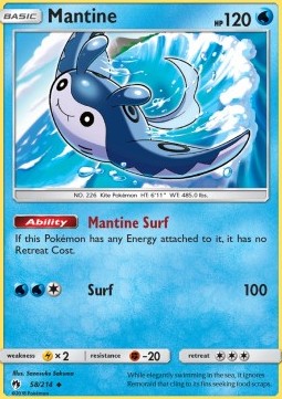 Mantine - Lost Thunder (Uncommon) [LOT-58]