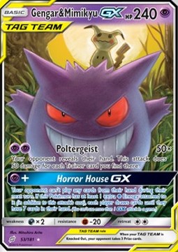 Gengar & Mimikyu GX - Team Up (Ultra Rare) [TEU-53]