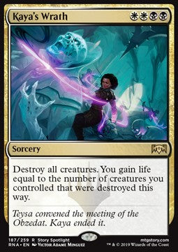Kaya's Wrath - Ravnica Allegiance (Rare) [RNA-187]