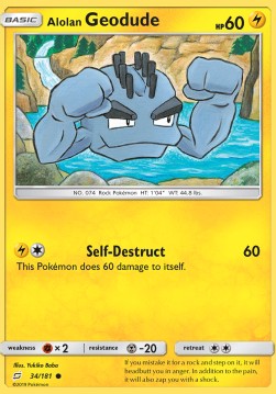 Alolan Geodude - Team Up (Common) [TEU-34]