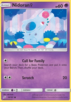 Nidoran &female; - Team Up (Common) [TEU-54]