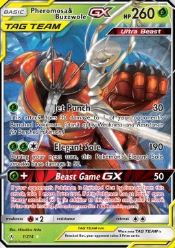 Pheromosa & Buzzwole GX - Unbroken Bonds (Ultra Rare) [UNB-1]