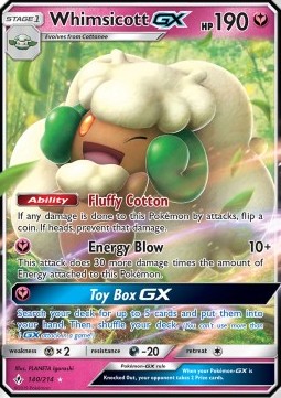 Whimsicott GX - Unbroken Bonds (Ultra Rare) [UNB-140]